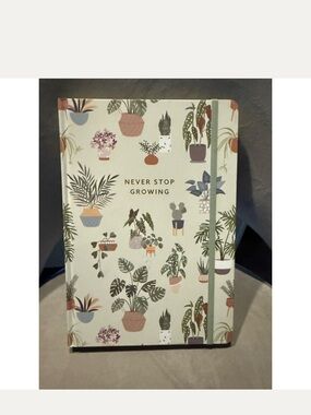 Threshold Never Stop Growing Botanical Journal - Cream & Green